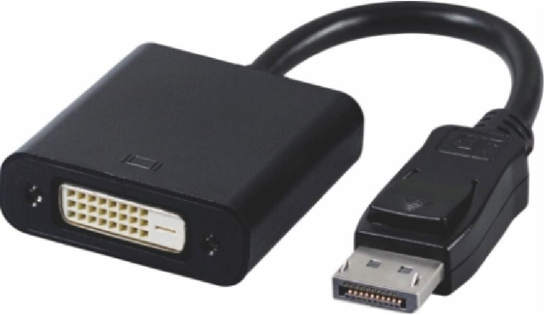 Astrotek DisplayPort DP to DVI Adapter Converter Male to Female Active Connector Cable 15cm - 20 pins to 24+1 pins EYEfinity 6xDisplays 
