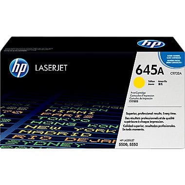 HP 645A Yellow Toner 12,000 Page Yield