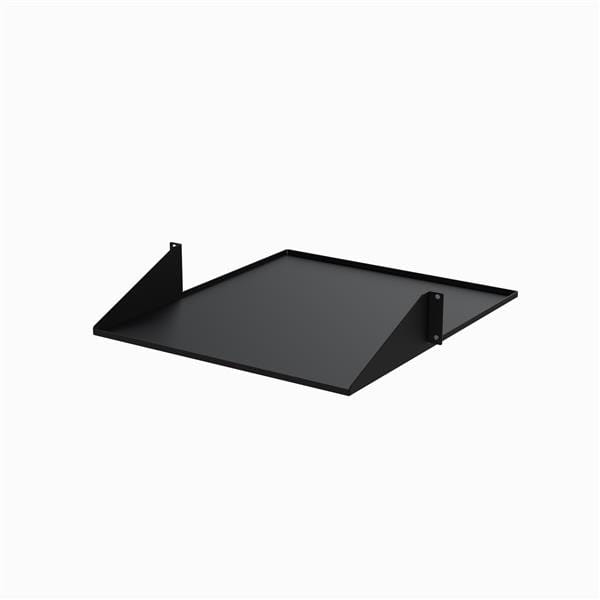 2 Post Server Rack Shelf - Center Mount - Max 75 lb. - Solid
