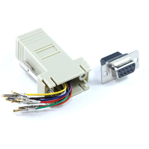 DB9F To RJ45 F Adaptor
