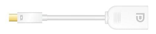 Mini DP (M ) to DP (F) Cable - 15cm