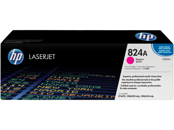 HP 824A Magenta Toner 21,000 Page Yield