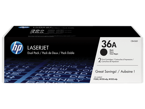 HP 36A Black Dual Toner Pack 2X 2,000 Page Yield