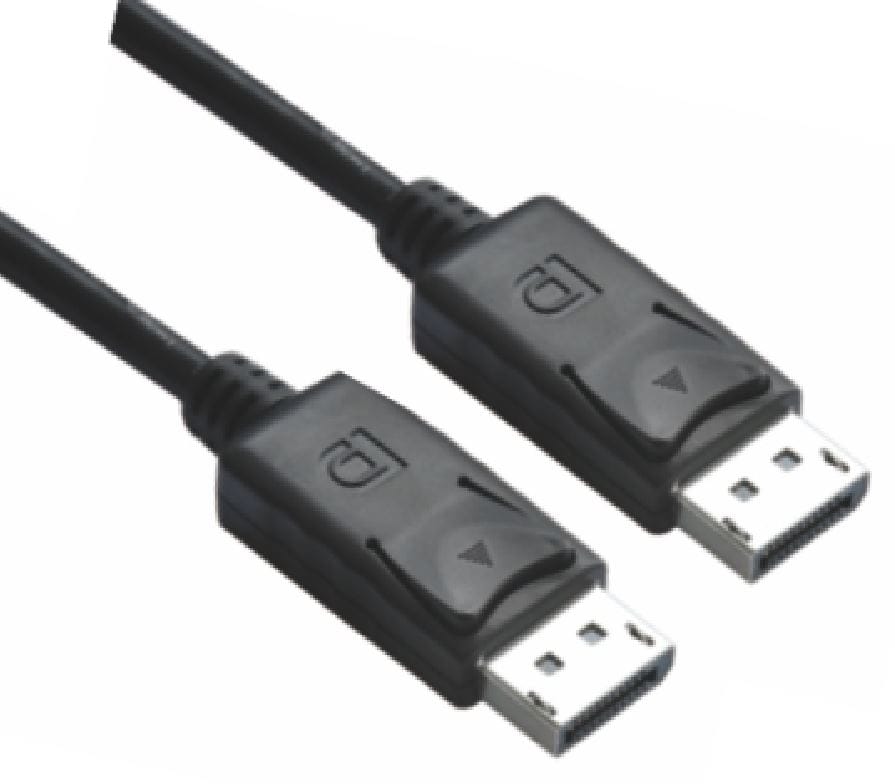 Astrotek DisplayPort DP Cable 5m - 20 pins Male to Male 1.2V 30AWG Gold Plated Assembly type Black PVC Jacket RoHS 