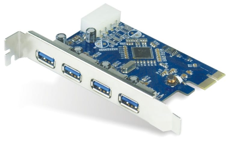 Astrotek 4x Ports USB 3.0 PCIe PCI Express Add-on Card Adapter 5Gbps Windows XP/7/8/10 Server 2008 & later Renesas 720201 Chipset 