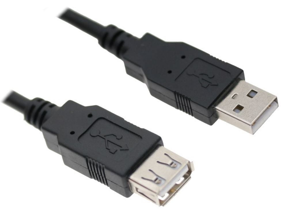 Astrotek USB 2.0 Extension Cable 2m - Type A Male to Type A Female Transparent Colour RoHS 