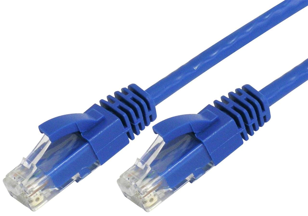 Hypertec 1m CAT6 RJ45 Ethernet Blue Patch Lead