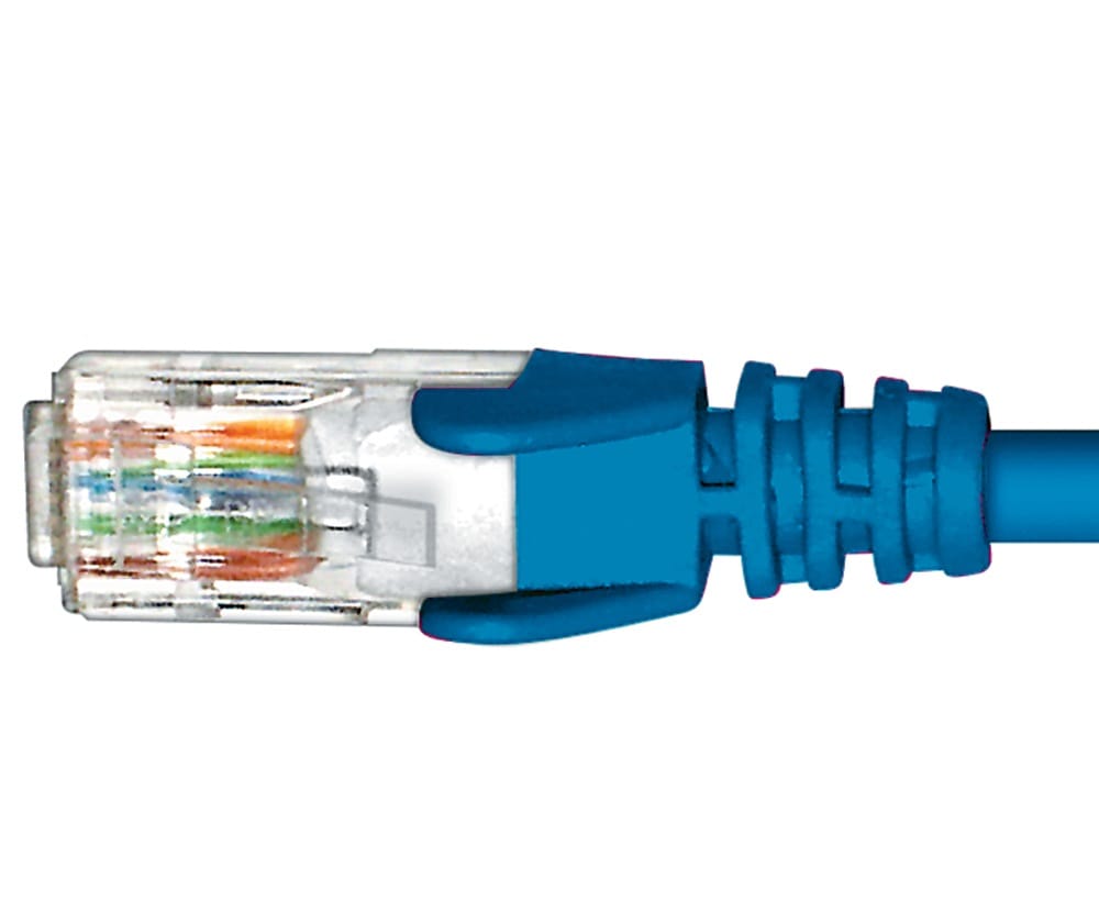 Hypertec 3m CAT6 RJ45 Ethernet Blue Patch Lead