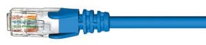 Hypertec 0.5m CAT6 RJ45 Ethernet Blue Patch Lead