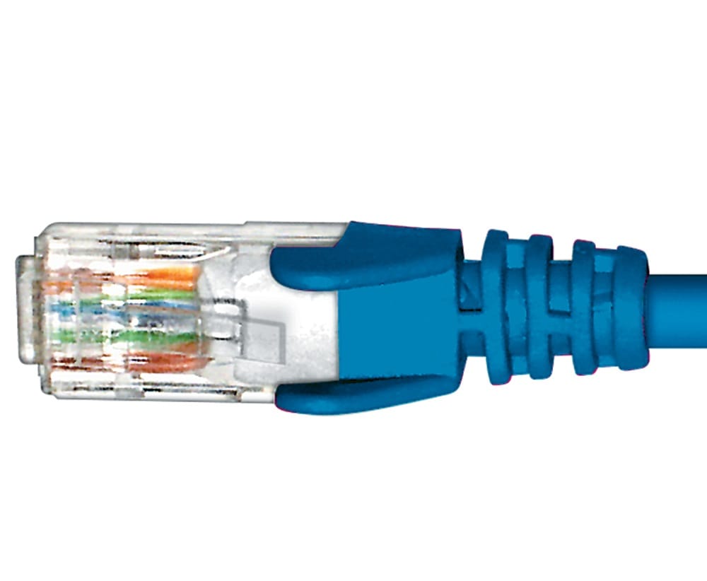 Hypertec 5m CAT6 RJ45 Ethernet Blue Patch Lead