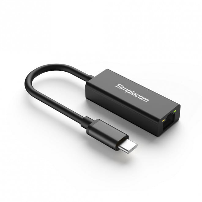 Simplecom SuperSpeed USB-C-Gbit Ethernet Adapter