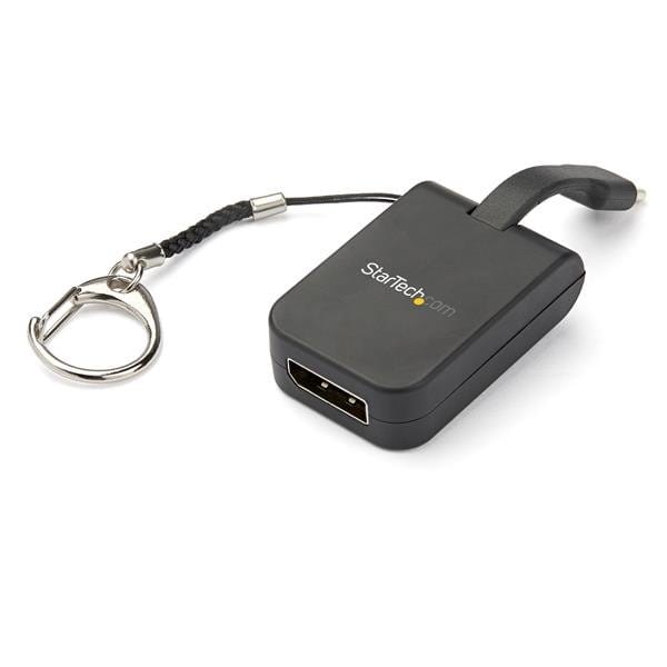Portable USB C to DisplayPort Adapter w/ Keychain - 4K 60Hz