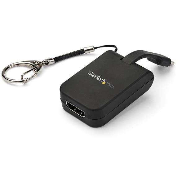 Portable USB C to HDMI Adapter with Quick-Connect Keychain