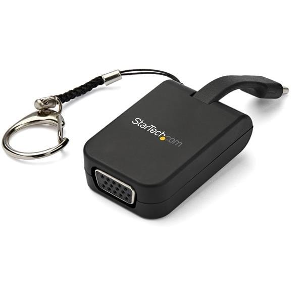 Portable USB C to VGA w/ Keychain - 1080p