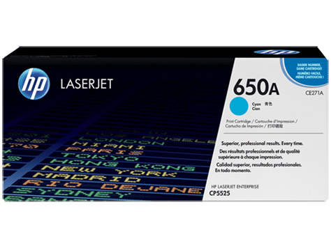 HP 650A Cyan Toner