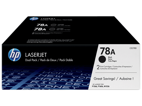 HP 78A Black Dual Pack Lj Toner Cartridge