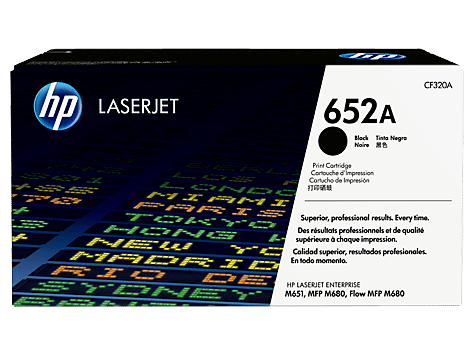 HP 652A Black Laserjet Toner Cartridge