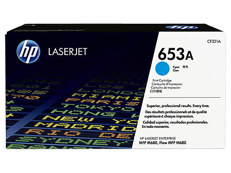 HP 653A Cyan Laserjet Toner Cartridge