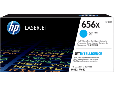 HP 656X Cyan Original Laserjet Toner Cartridge
