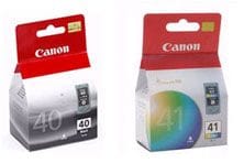 Canon PG40 Black/CL41Colour Pack 1x PG40/1xCL41