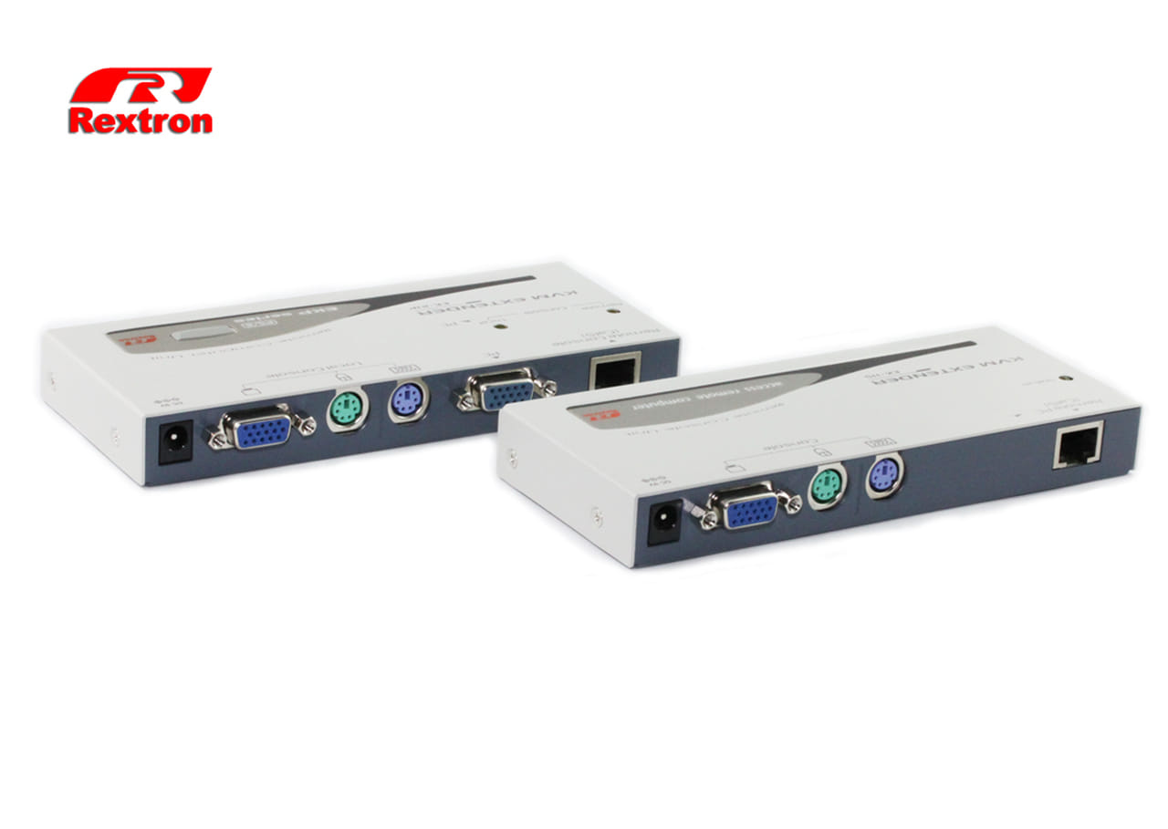 Rextron PS/2 KVM Extender Over CAT5/CAT6 EKP221C