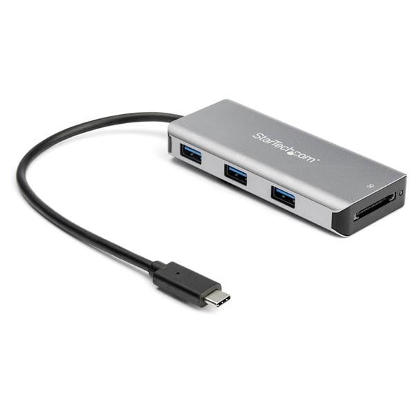 3-Port USB-C Hub with SD Card Reader - 10Gbps - 3x USB-A