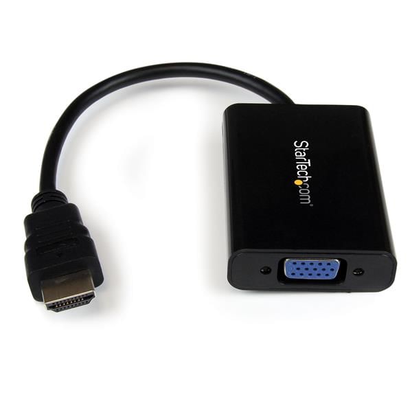 Startech HDMI to VGA Adapter With Audio HDMI Converter Male to VGA Female