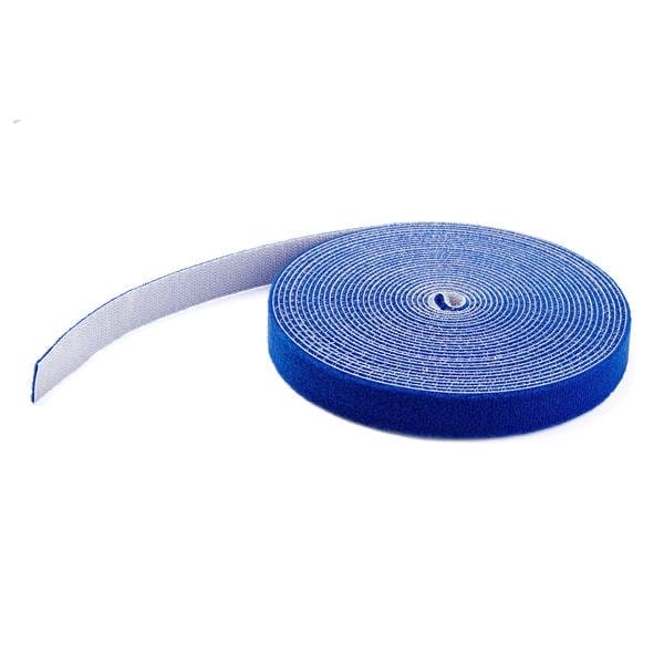 100ft. Hook and Loop Roll - Blue - Reusable
