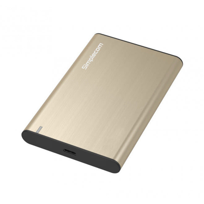 Simplecom 2.5" SATA HDD/SSD-USB3.1 Enclosure Gold