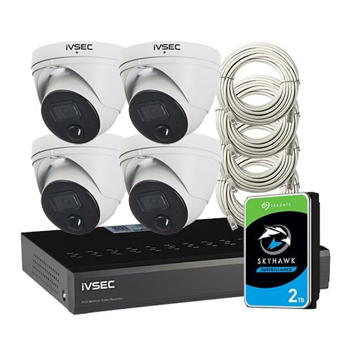 Ivsec 4X5MP NC110XC IP Security Camera Kit