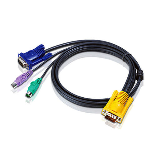 Aten 1.8M PS/2 KVM Cable with 3 in 1 SPHD
