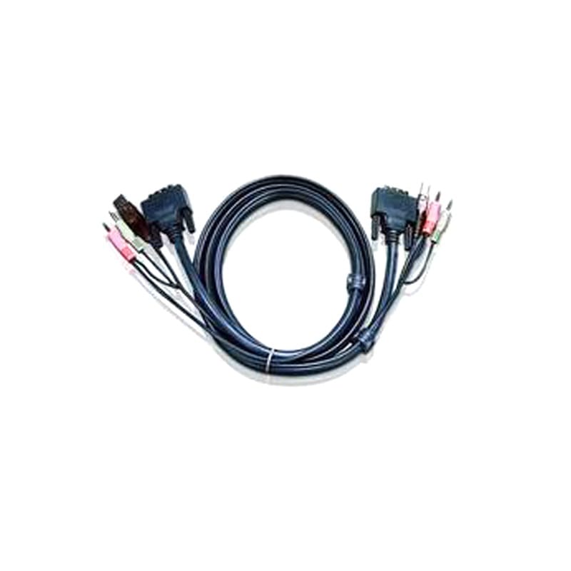 Aten 1.8M USB DVI-D Dual Link KVM Cable