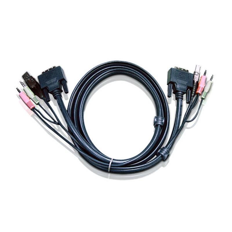 Aten 3.0m USB DVI-I Single Link KVM Cable