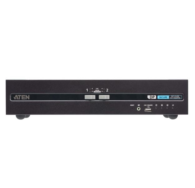 Aten 2-Port USB DisplayPort Dual Display PP4 KVM With CAC