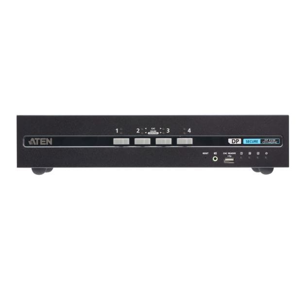 Aten 4-Port USB DisplayPort Dual Display PP4 KVM With CAC