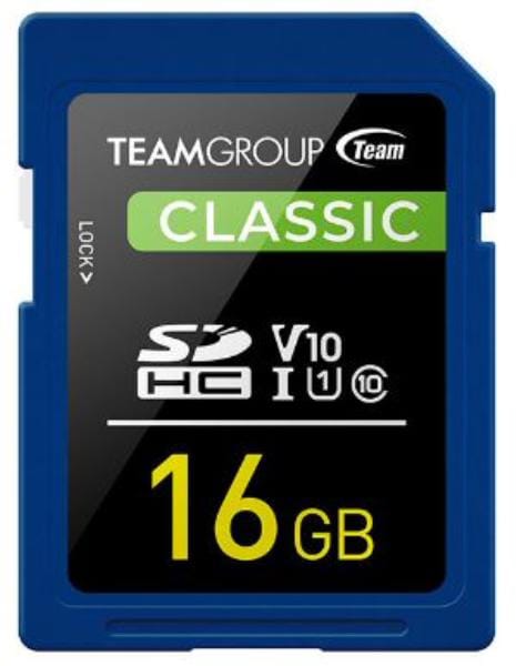 Team Classic SD UHS (Ultra) Memory Card 16 GB