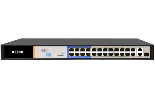 D-Link 26P PoE Switch 24 Long Reach 250m PoE Ports
