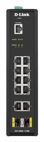 D-Link 12P Gbit Industrial Smart Managed Switch