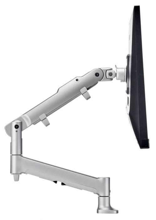 Atdec Dynamic Monitor Arm Desk Mount - Silver