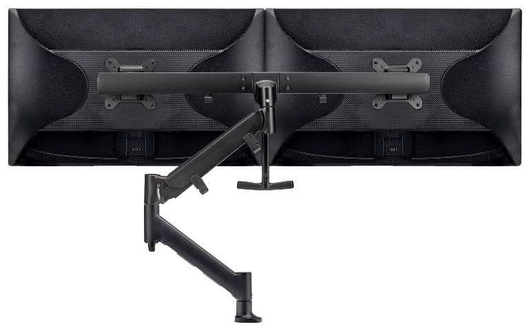 Atdec Dual Rail Desk Mount Black