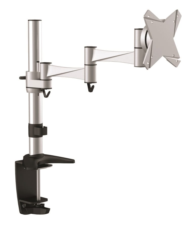 Astrotek Monitor Stand Desk Mount 43cm Arm for Single LCD Display 21.5' 22' 23.6' 24' 27' 8kg 15?? tilt 180?? swivel 360?? rotate VESA 75x75 100x100