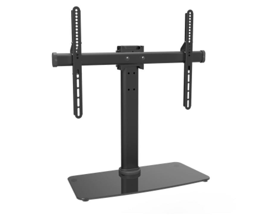 Brateck 32-55" Tabletop TV Stand With Tempered Glass Base