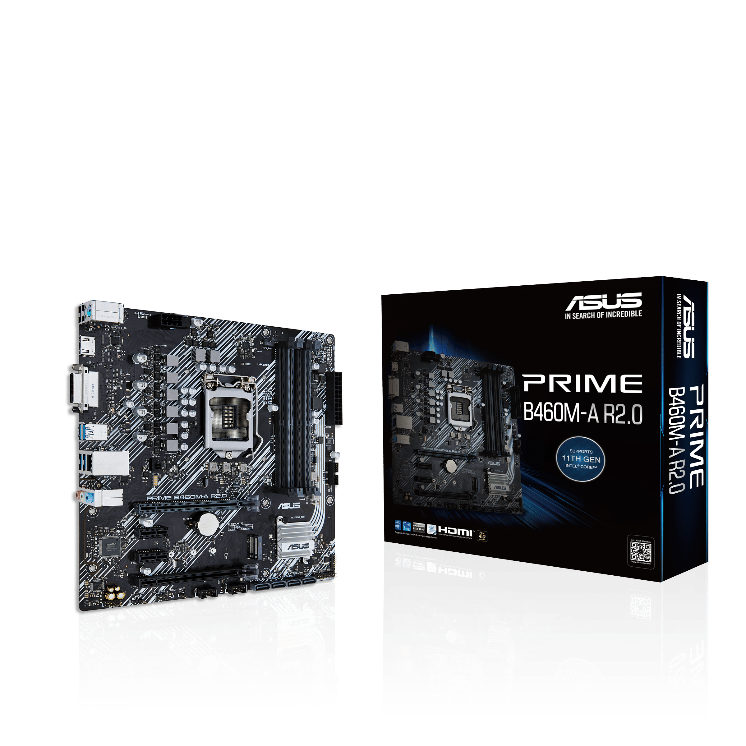 Asus Prime B460M-A R2.0 Micro-ATX LGA 1200 Motherboard