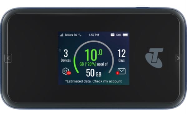 Telstra 5G Wi-Fi Pro Router With Gigabit LAN port