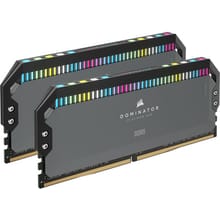 CORSAIR DOMINATOR PLATINUM RGB DDR5 RAM 32GB (2x16GB) 6000MHz C30 - Intel XMP 3.0 Optimized, ICUE Lighting