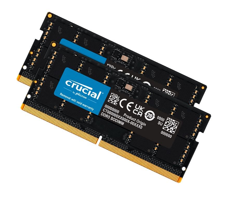 PCパーツcrucial 64GB Kit(2x32GB)DDR5-5600 SODIMM - PCパーツ