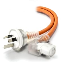 Alogic 2m Medical Power Cable Aus 3 Pin Mains Plug (Male) to Right ...