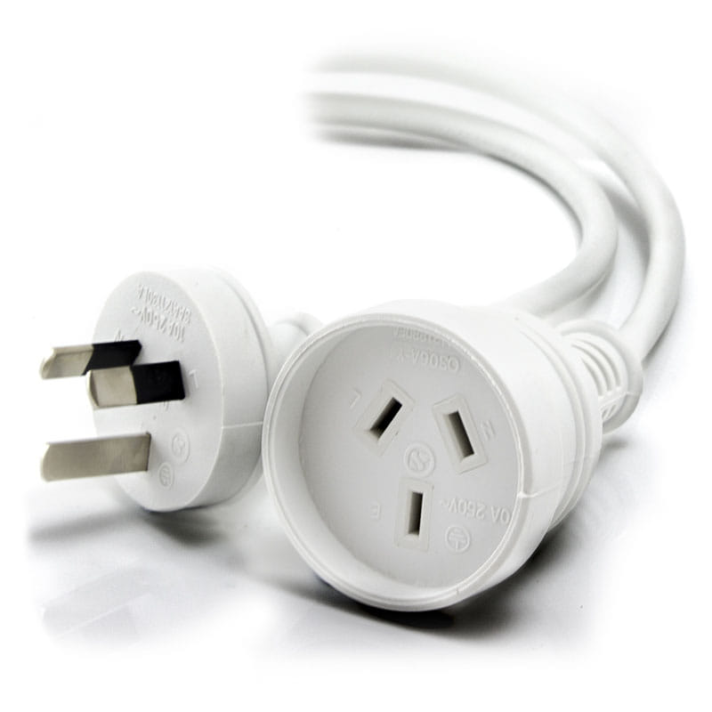 Alogic Aus 3 Pin Mains Power Extension - Male to Female - 25m
