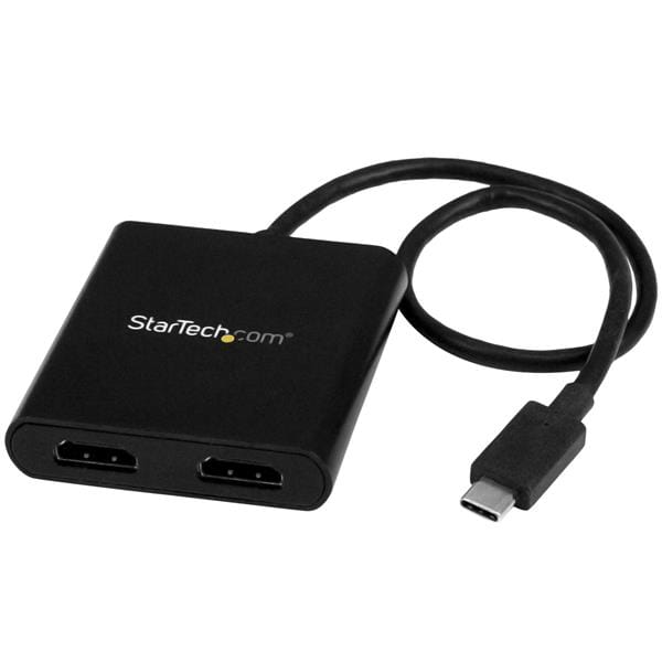 StarTech MST Hub - USB-C to Dual HDMI - 2-Port USB-C to HDMI Splitter 