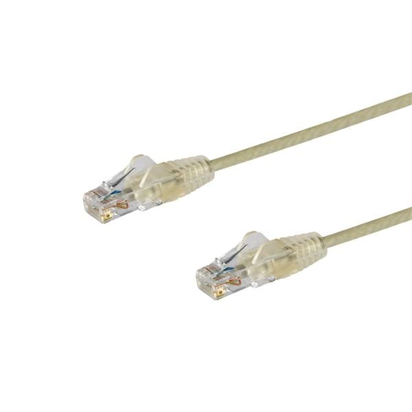 2.5m CAT6 Cable - Grey - Slim CAT6 Patch Cable - Snagless